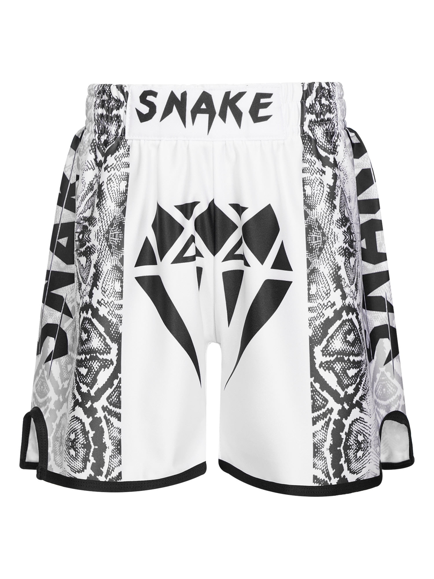 Mufeng Muay Thai Shorts – MMA boksshorts voor kickboksen, boksen, training, kooivechten, training, grappling, hardlopen en vechtsporten, Royal Blauw, XXL