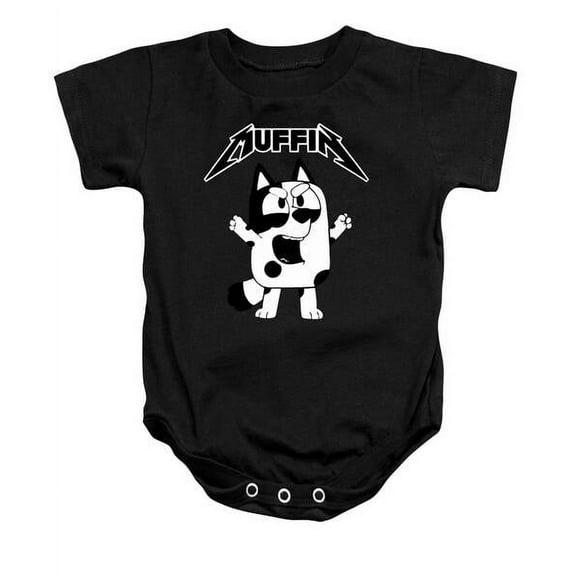 Muffin Bluey Metal Baby Onesie Bluey Birthday Boy, Bluey And Bingo, Bingo T-Shirt Cute Baby Onesie, BABY BODYSUIT LAT 4424