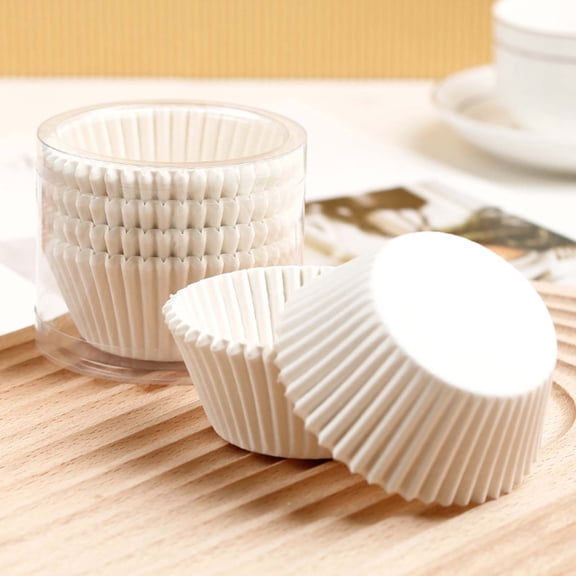 Muffin Liners Cupcake Liners 100 Count,Mini Cupcake Liners Muffin Cups Baking Cups - No Smell, Food Grade & Grease-Proof Baking Cups Paper