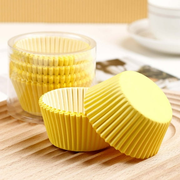 Muffin Liners Cupcake Liners 100 Count,Mini Cupcake Liners Muffin Cups Baking Cups - No Smell, Food Grade & Grease-Proof Baking Cups Paper
