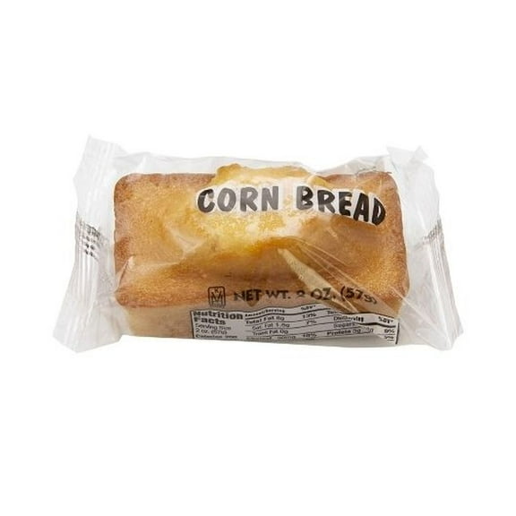 Muffin Town Cornbread Mini Loaves, 2 Ounce -- 72 per case.