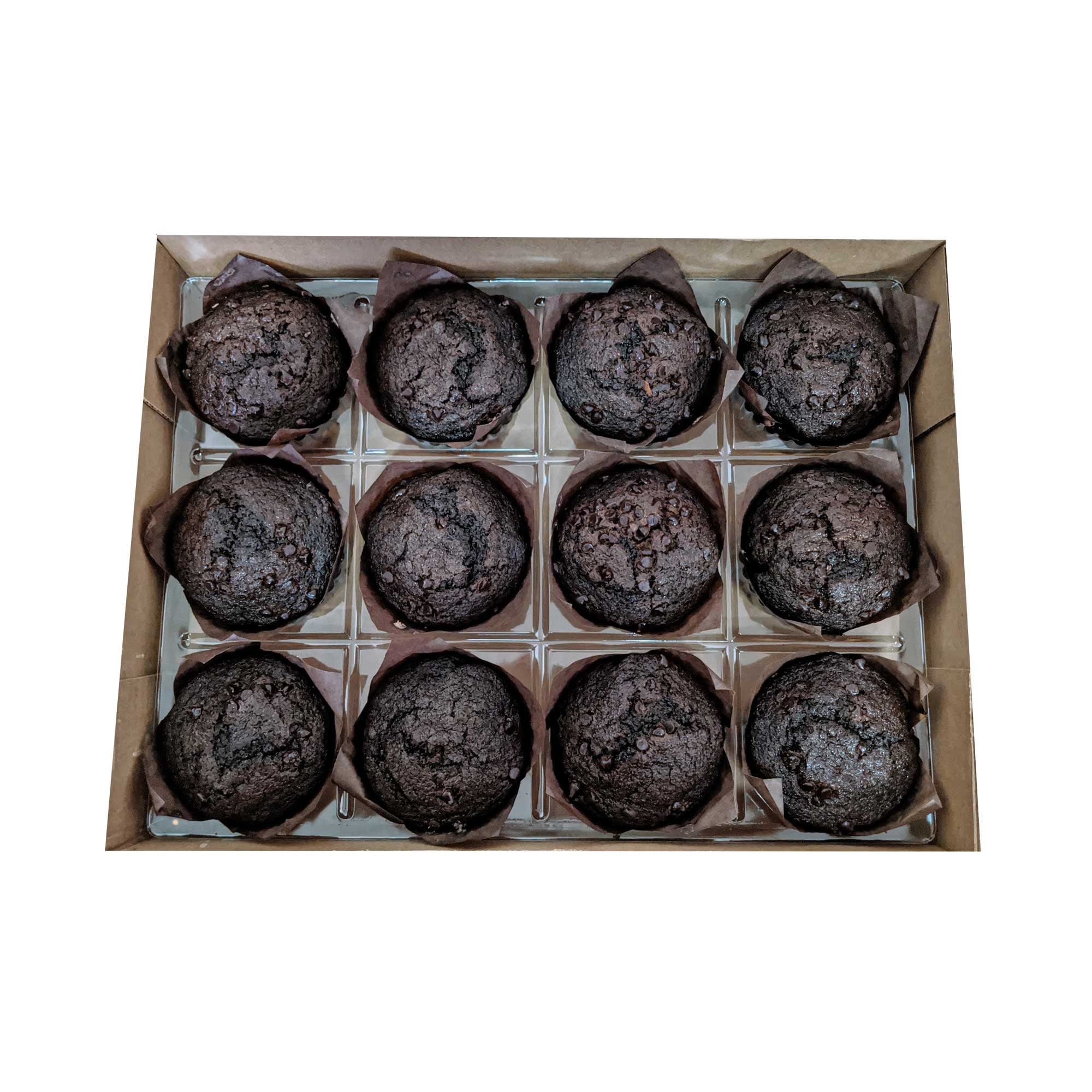 Muffin Town Double Chocolate Chip Muffin, 5 Ounce -- 24 per case.