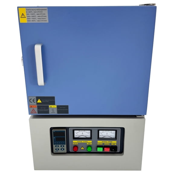 Muffle Furnace 1700C High Tempe Resistance Furnace Oven Programmable Muffle Furnace