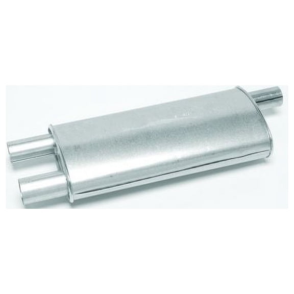Muffler - Compatible with 1975 - 1983, 1985 - 1992 Chevy Camaro 1976 1977 1978 1979 1980 1981 1982 1986 1987 1988 1989 1990 1991