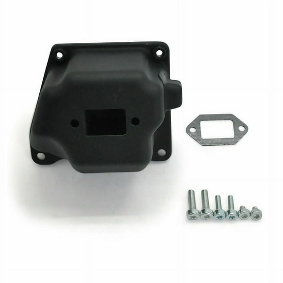 Muffler Exhaust Gasket Screws Kit for 066 MS660 Chainsaw 140 0613 Chain Saw Accessories,1* Muffler 1* Exhaust Gasket 2* Spline screw -M6x20 2* Spline screw -M5x6 2* Spline screw -M5x16,black