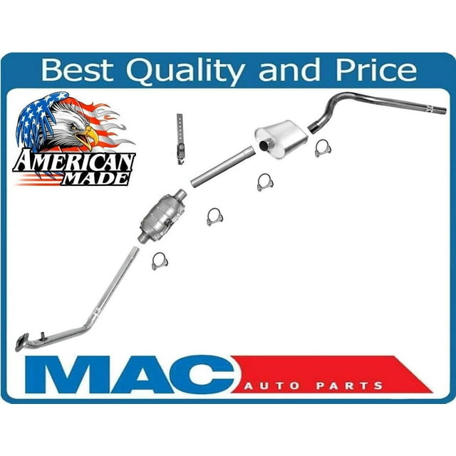 Muffler Exhaust Pipe System MADE IN USA for Jeep CJ7 4.2L 8586