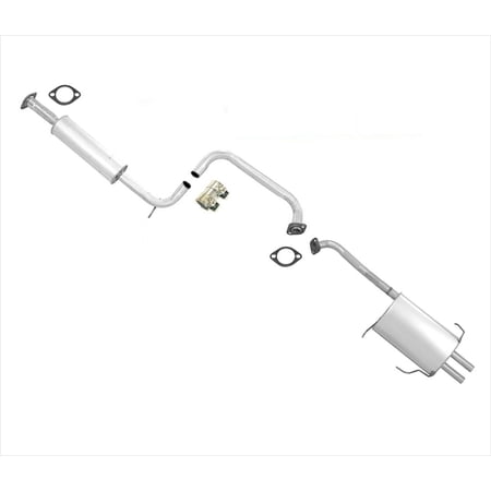 Muffler Exhaust Pipe System for Nissan Maxima 02-03 & Infiniti I35 02-04 3.5L