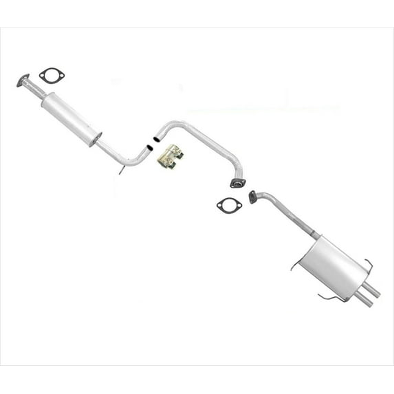 Muffler Exhaust Pipe System for Nissan Maxima 02-03 & Infiniti I35 02-04 3.5L
