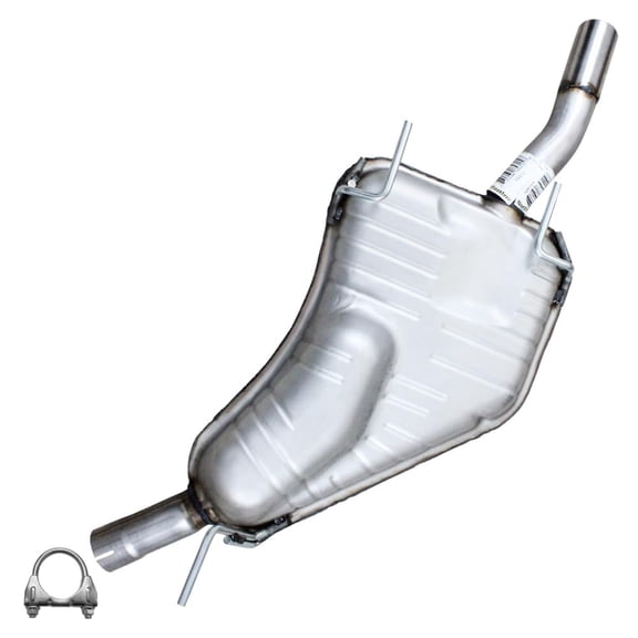 Northeastern Exhaust | Stainless Steel Rear Exhaust Muffler Fits 19992003 Saab 9-5 2.3L Turbo | Direct-Fit Replacement | Automotive Exhaust System