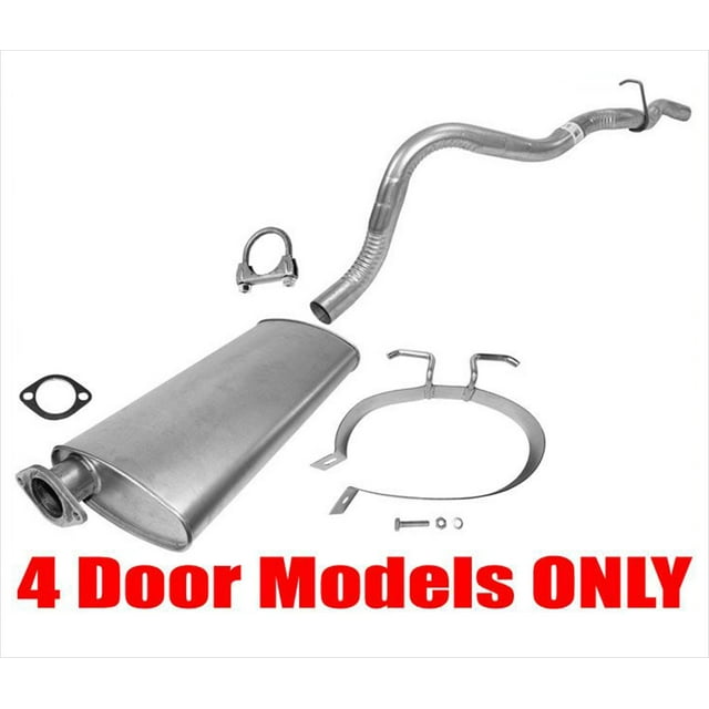 Muffler Pipe Exhaust System for Chevrolet Blazer Jimmy 20002004 4 Door