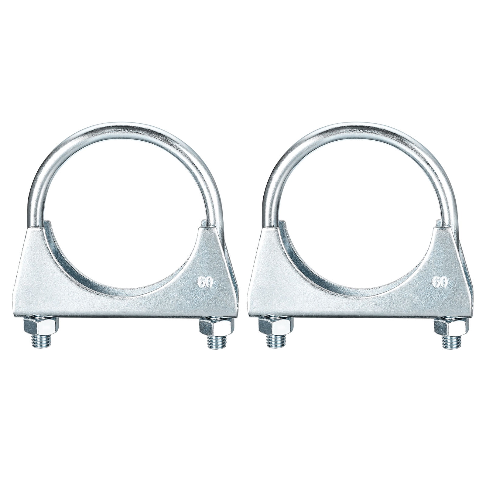 Multiple Uses Heavy Duty Saddle Style U-Bolt Muffler Clamps With Anti Rust Coat