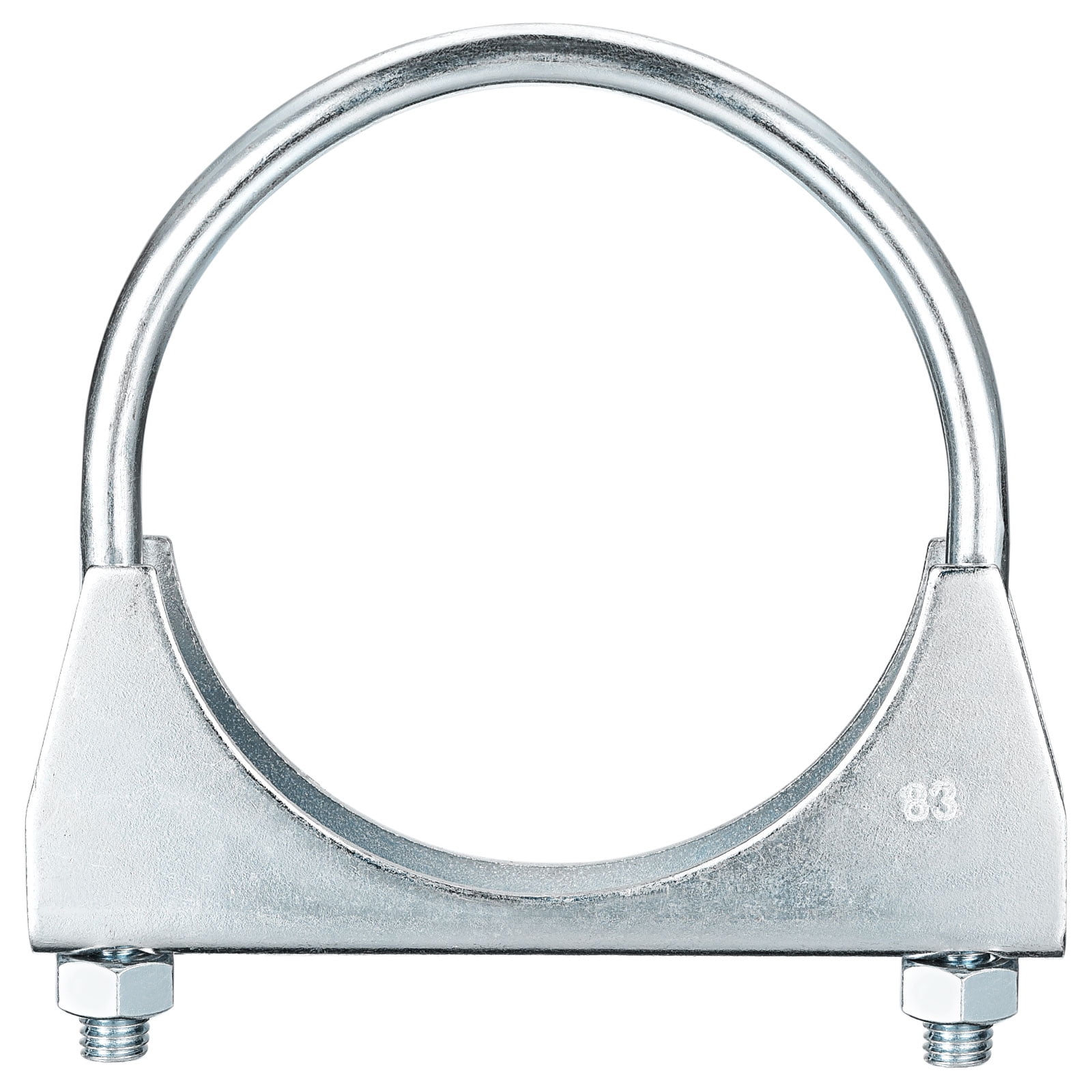 Muffler U-Bolt Clamps For 110mm Diameter Pipe, 1 Pack Saddle Type U Bolt Clamps