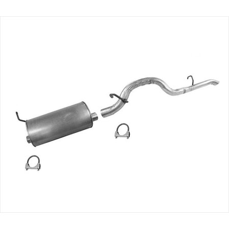 Muffler With Ridged All Steel Tail Pipe Fits 2004-2012 Chevrolet Colorado