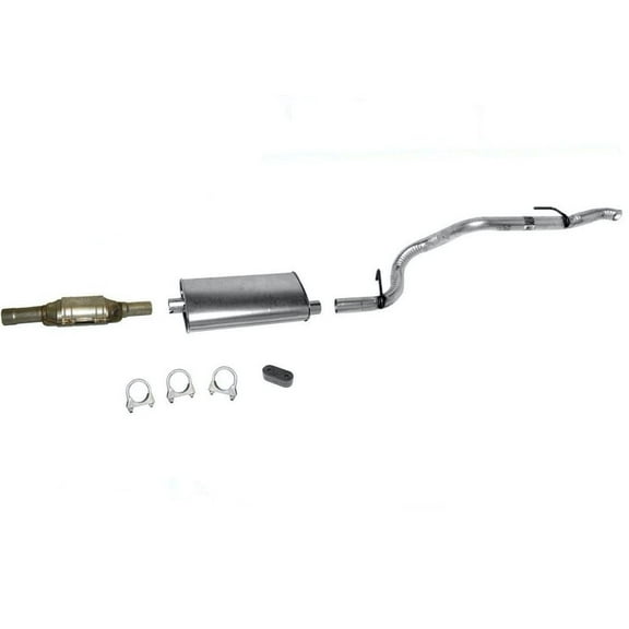 Muffler and Converter Exhaust 1996-2000 for Jeep Cherokee Made In USA