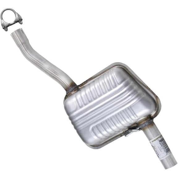 Northeastern Exhaust Rear Muffler Fits 2005-2007 Ford Focus 2.0L Hatchback Models Only - Direct Fit | Stainless Steel