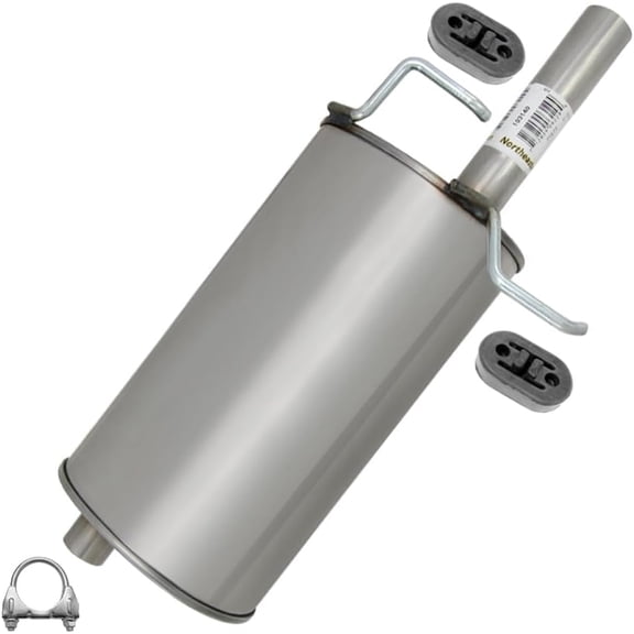 Northeastern Exhaust | Stainless Steel Rear Muffler Fits 2006-2011 Chevrolet HHR 2.2L - Direct Fit