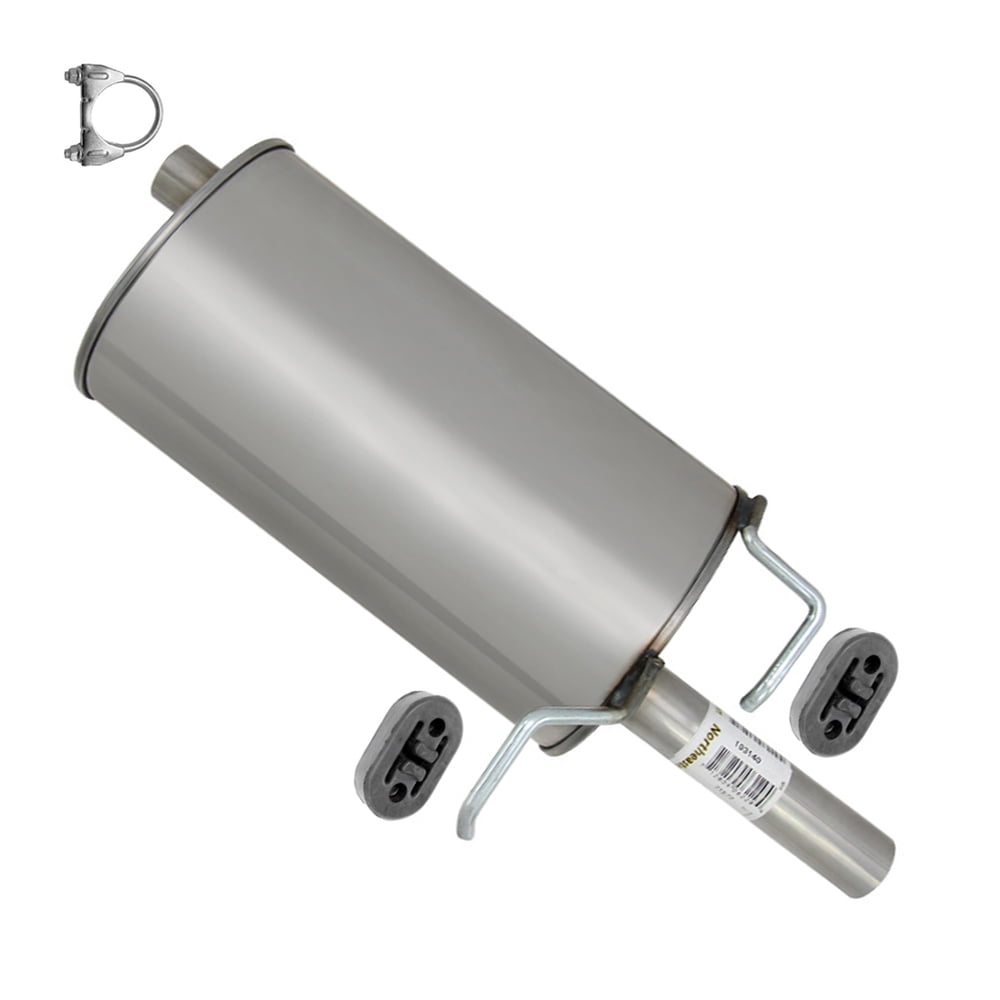 Northeastern Exhaust Rear Muffler Fits 2006-2011 Chevrolet HHR 2.2L - Direct Fit | Stainless Steel