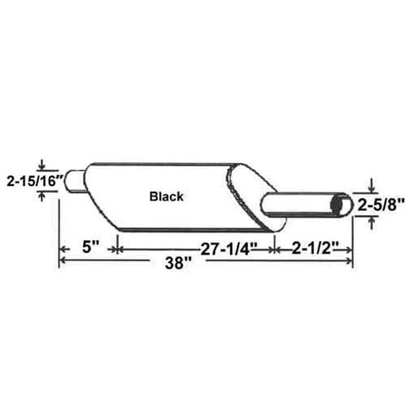 Muffler fits John Deere 4040 4240 4440 4050 4250 4450 AR86597 RE20220 TP-AR86597 DR-33