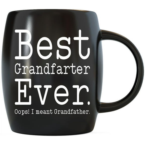 Mug A Day Best Grandfarter Ever - Funny Grandpa Grandfather Coffee Mug Birthday Christmas Gift Ideas from Granddaughter Grandson