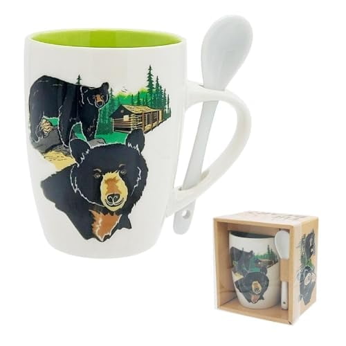 Mug Bear Coffee Mugs Combo Souvenir Gifts, Fun Bear Gift Mug for Mom Christmas Birthday and Him & Her (Bear)