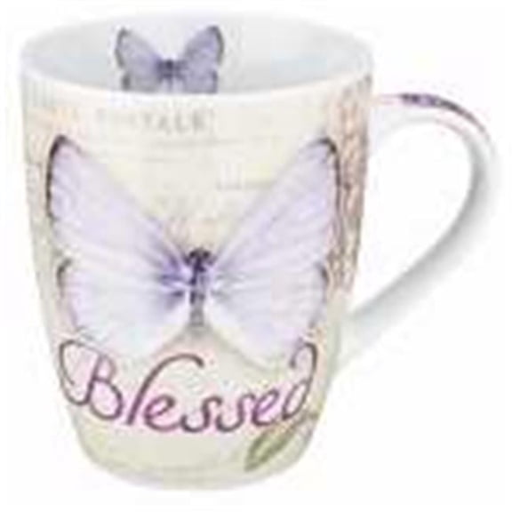 Mug-Butterfly Blessings & Blessed with Gift Box