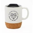 thumbnail image 1 of DEXSA She Has Fire In Her Soul Designer Cork Bottom Mug with Lid - 14 oz, 1 of 1