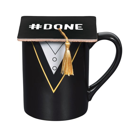 Mug - Enesco - Our Name is Mud - Graduation Robe Cup w/Coaster 6006403