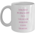 thumbnail image 1 of Mug For Her Self Love Positive QuotesLoving yourself will bring you inner peace as it will not allow. Girls Teenagers Women Cup, 1 of 2