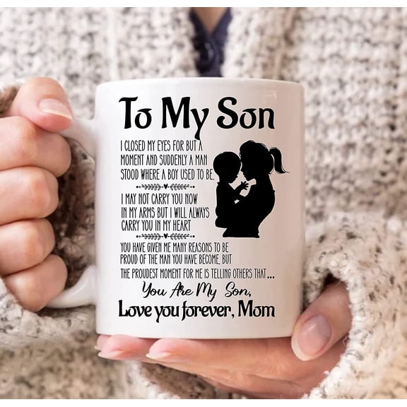 Mug Gifts For Son From Mom, To My Son Mug, I Closed My Eyes For But A Moment Son Mug, Gifts For Son On Birthday Christmas Graduation