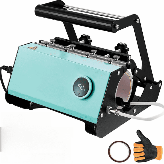 Mug Heat Press 11-30oz, Tumbler Press for Sublimation, Cup Heat Press Machine with Gloves & Tape, DIY Ceramic Mugs, Glasses - Green