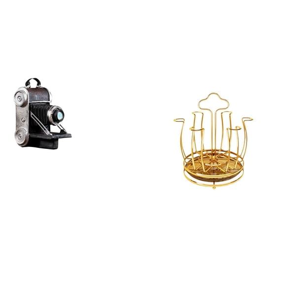 Mug Holder Camera Statue Model Cup Rack Space Saving Metal Resin Material for Coffee Bar Restaurant