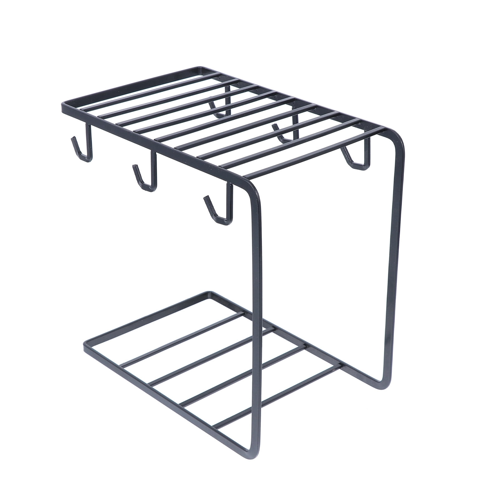 Mug Holder Cup Stand Coffee Kitchen Tree Black Storage Rack Iron