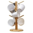 thumbnail image 1 of Mug Holder Tree,Coffee Cup Holder with 6 Hooks (Yellow), 1 of 6