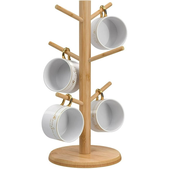 Mug Holder Tree, Coffee Cup Holder with 6 Hooks