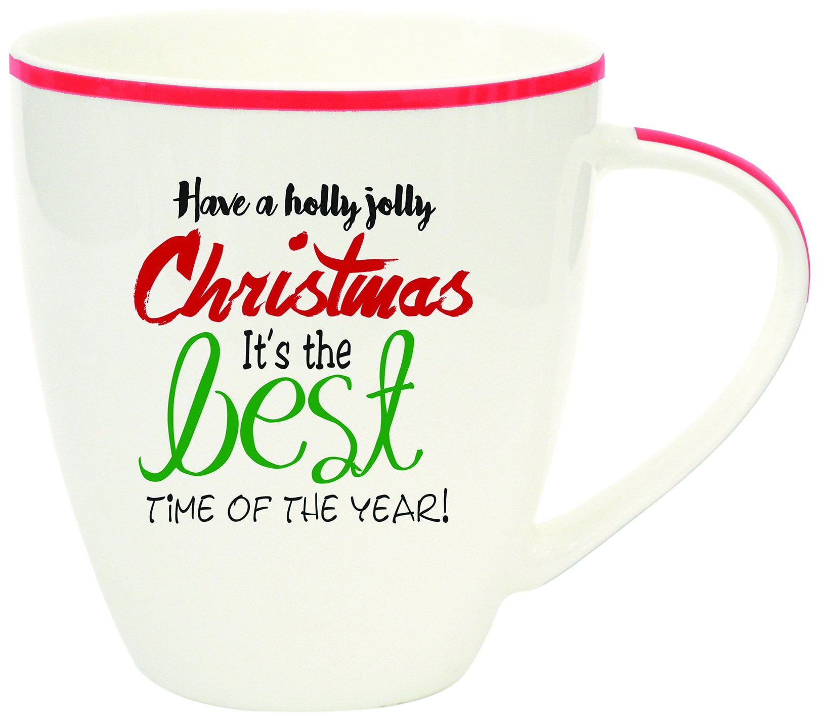 Mug-Holly Jolly Christmas-Christmas Word Mugs