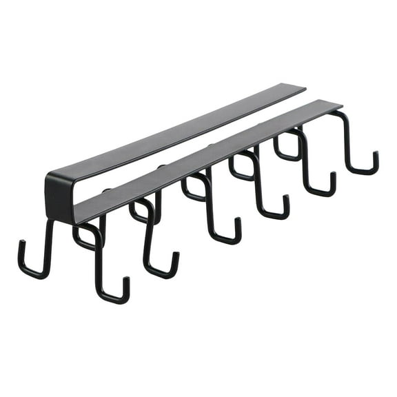 Mug Hooks Under Cabinet, Under Cabinet Mug Holder Rack No Drilling Coffee Cups Holder Hanger Mug Organizer Rack Coffee Cup Hooks for Hanging Under Shelf for Cups, Kitchen Utensils