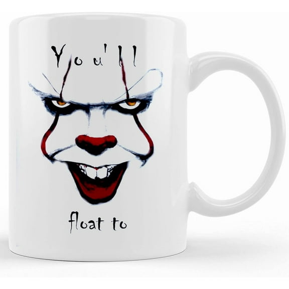 It Mug, Horror Movie Mug ,you'll Float To, Ceramic Novelty Coffee Mug, Tea Cup, Gift Present For Birthday, Christmas Thanksgiving Festival, 11oz Sarcasm With Sayings Mug