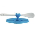 thumbnail image 1 of Mug Lid Tea, Tyeign Heart Silicone Leakproof Coffee Mug Suction Lid Cap Airtight Seal Cup Cover Mug Lids for Ceramic Mugs Cup Lids White Cup Lids Replacement Mug Lid Replacement Blue, 1 of 4