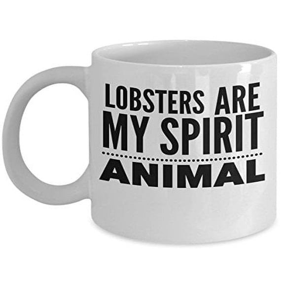 Lobster Spirit Animal 11 oz Coffee Mug - Gift for Ocean Lovers White Ceramic