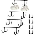 thumbnail image 1 of Mug Rack Under Cabinet 4 Pack,Thickened 5mm Metal Coffee Mug Holder Under Shelf with 16 Big Hooks for All Cups,Heavy Duty Coffee Cup Holder,Multifunctional Coffee Cup Rack, 1 of 7