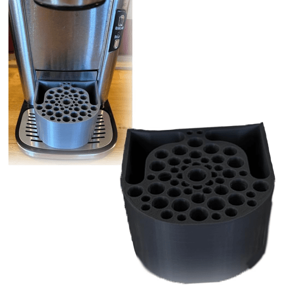Mug Riser Stand Compatible with Hamilton Beach The Scoop Coffee Maker | 60mm Cup Elevator Platform | Prevents Coffee Splashing | Adjustable Mug Height | Stable and Secure Fit