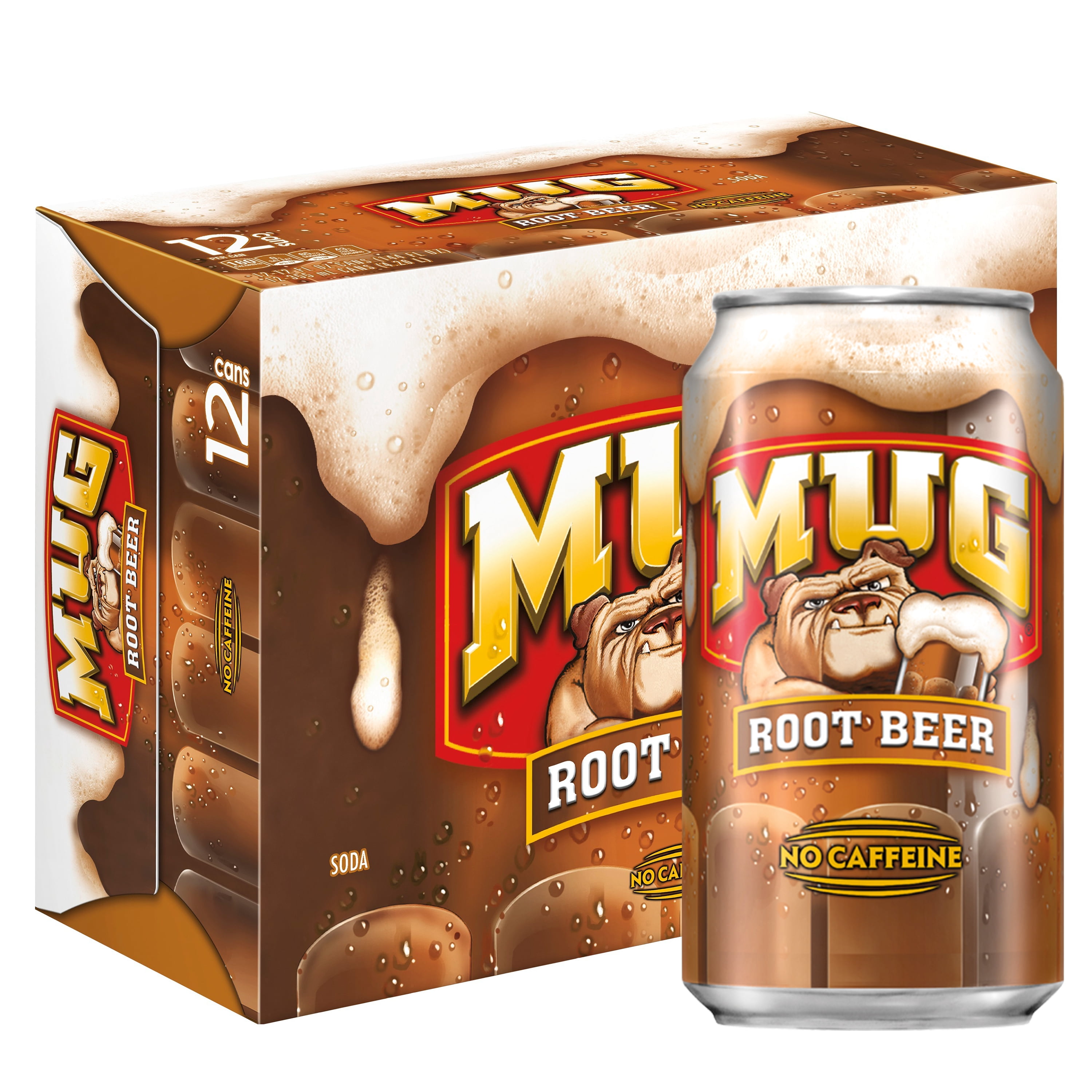 Mug Root Beer Caffeine Free Soda 1212 fl. oz. Cans