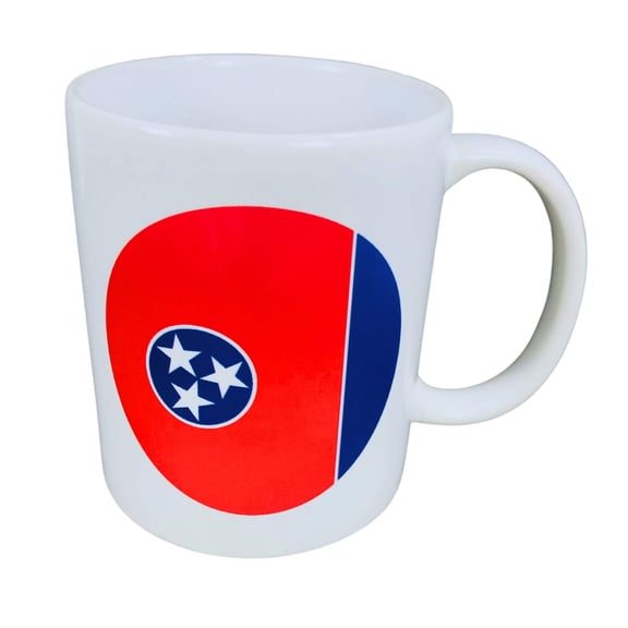 Mug - State Flag Tennessee - USA | Coffee Tea Drinkware, Souvenir Gift, Collectible Keepsake, Home Office Use