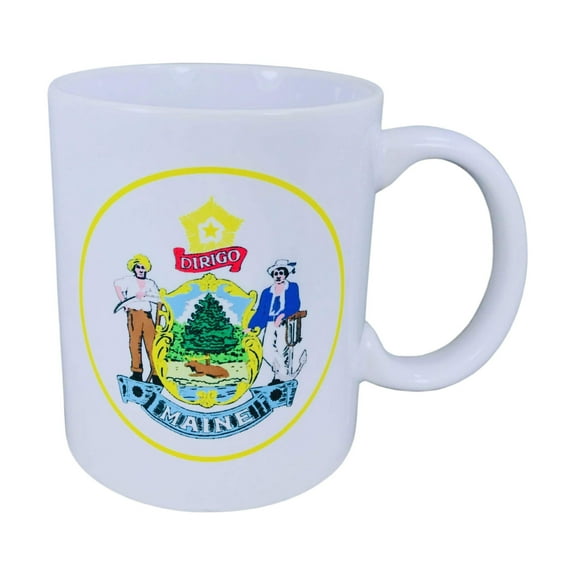 Mug - State Seal Maine - USA | Coffee  Tea Drinkware, Souvenir Gift, Collectible Keepsake, Home  Office Use