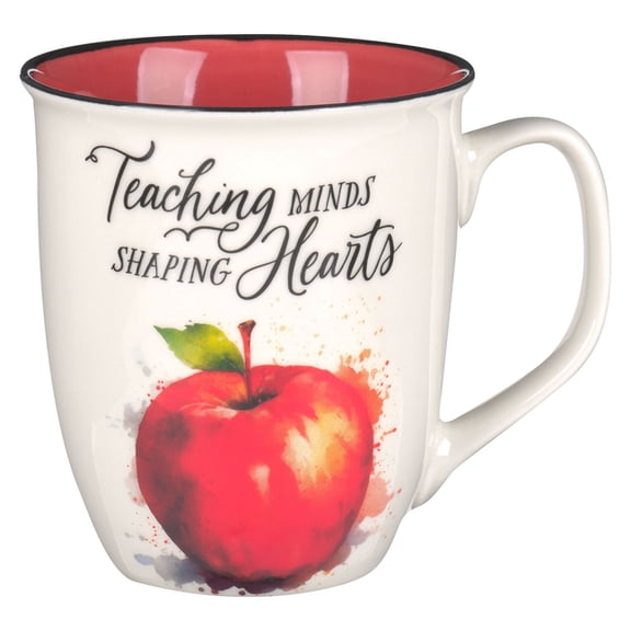 Mug Red Teaching Minds, Shaping Hearts Prov. 2:6, (Hardcover)