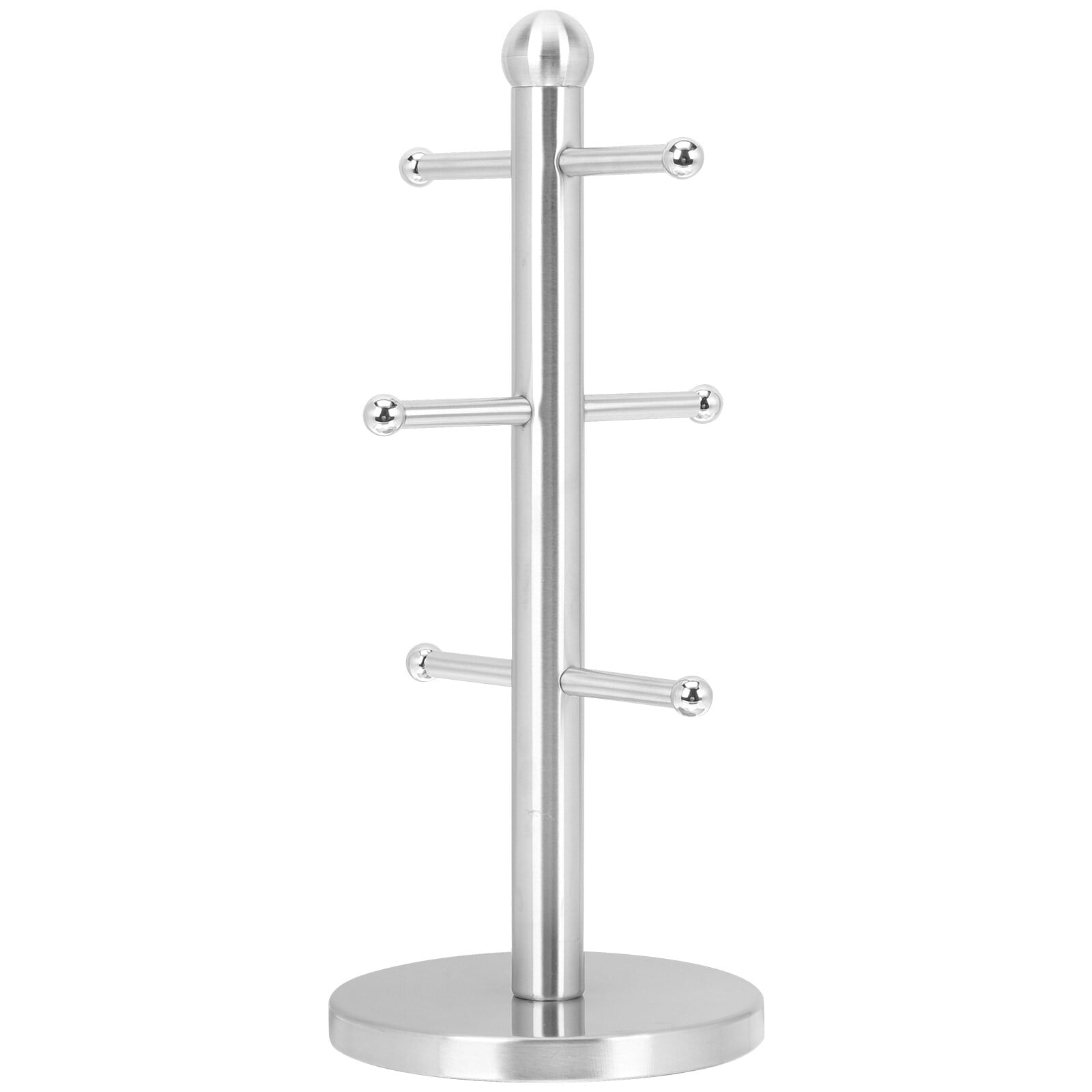Mug Tree Stainless Steel Tea Cup Storage Rack Coffee Counter Bar