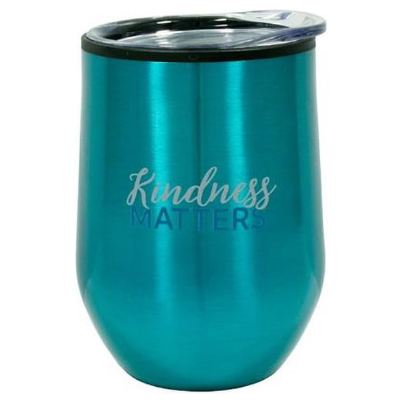 Mug Tumbler-Kindness Matters-Teal Stainless (12 Oz)