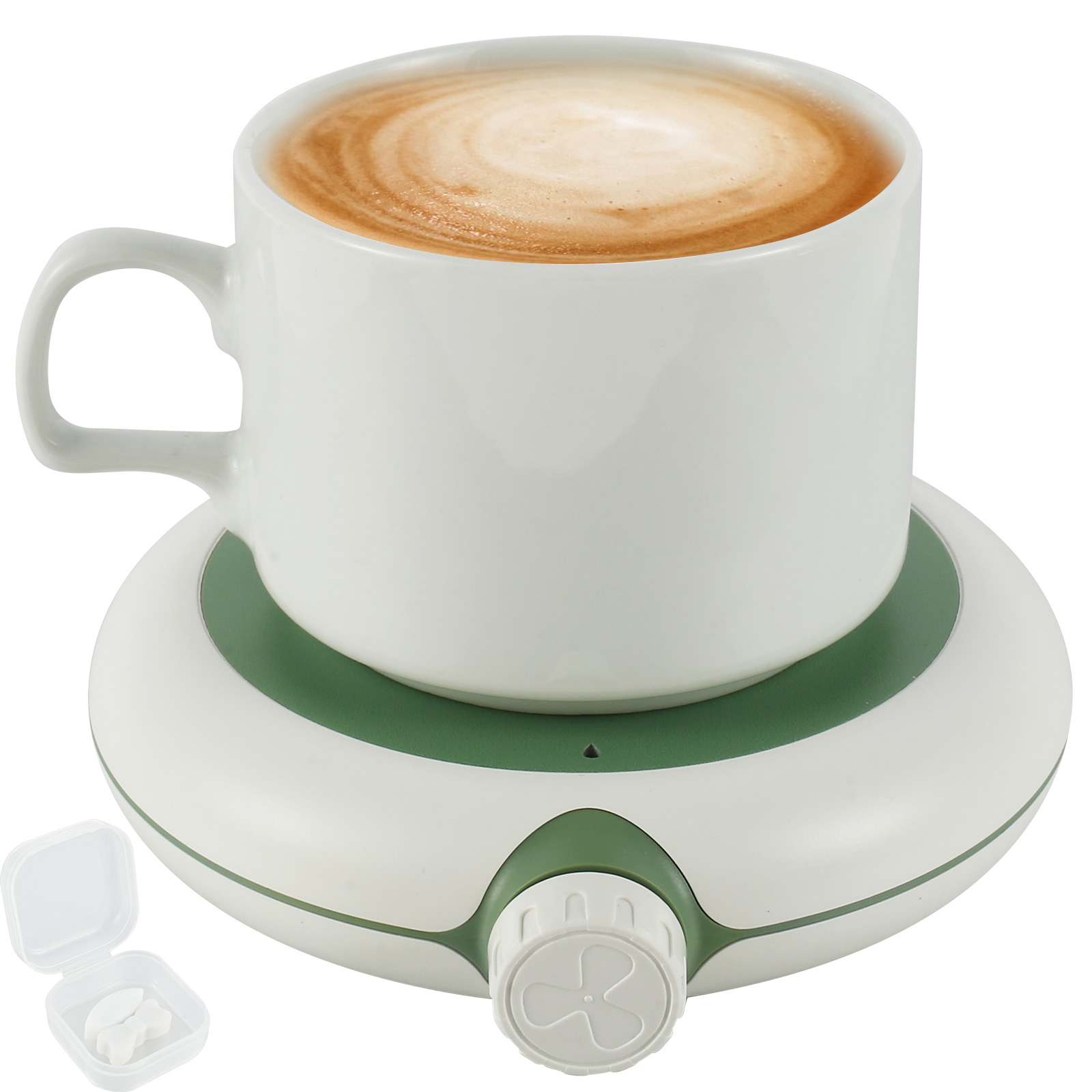 Mug Warmer with 2 Stir Bars Adjsutable Stir Speed Coffee Mug Warmer USB