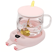 Mug Warmer, 3 Temp Settings Electric Plate with Auto Shut off, Coffee Cup Warmer for Coffee, Tea, Water, Milk and Cocoa