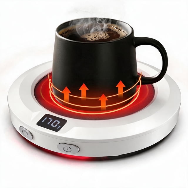 Coffee Mug Warmer for Desk -Auto Shut Off, 3 Heat Settings, Keep Your ...